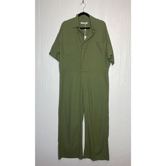 CHRISTY DAWN The Penny Sage Linen Jumpsuit XL - Picture 5 of 13